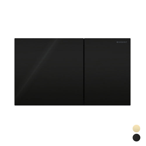 Dianflex PLACCA DI COPERTURA 2 TASTI SIGMA 70 2023 GEBERIT       Vetro Nero - 132-G115622-SJ1