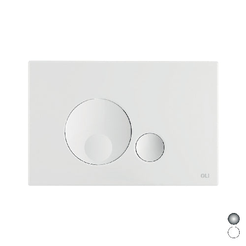 Dianflex PLACCA DOPPIO SCARICO GLOBE    Cromo Lucido - 132-V1529-50