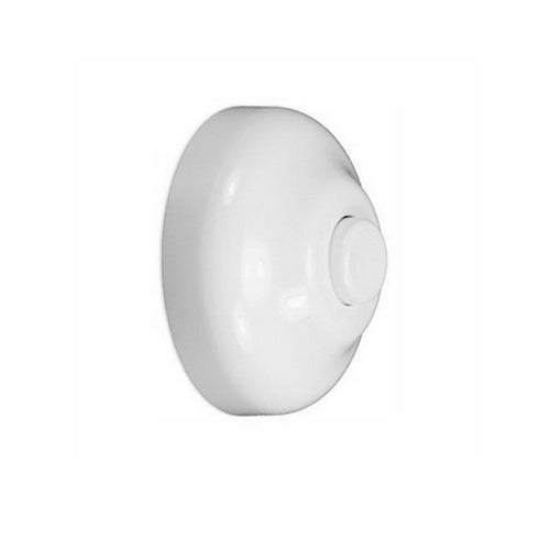 Dianflex ROSONE FILETTATO E PULSANTE SCARICO PER CASSETTE INCASSO      Bianco - 133-9753-BI