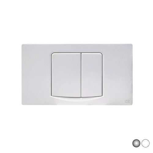 Dianflex PLACCA PIATTA 2 TASTI SMILE PER CASSETTA INCASSO FUSION       Cromo - 133-R1061F-CR