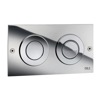 Dianflex PLACCA DI COMANDO 2 PULSANTI PER CASSETTE PNEU OLI MINI TREND          Cromata - 133-V605294