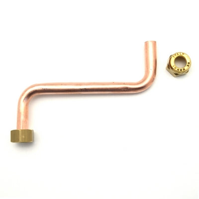 Dianflex TUBO RAME A S CON 2 CALOTTE 3/8      - - 134-0315