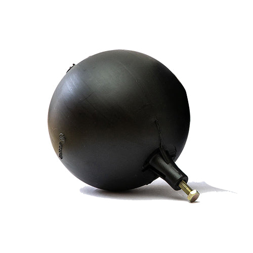 Dianflex SFERA IN PLASTICA TONDA NERA PER ASTE PIATTE  Diam. 120 - 134-0511-120