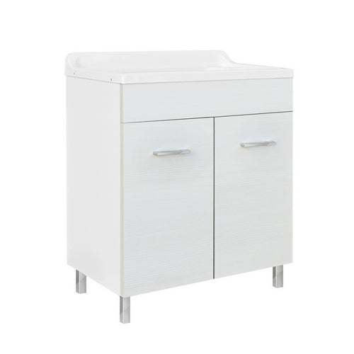 Dianflex LAVATOIO CON MOBILE IN LEGNO E VASCA IN ABS CON STRIZZATOIO   L cm. 70 x P cm. 40 - 140-1011-4070