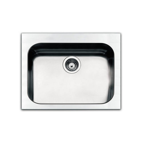 Apell LAVELLO INCASSO IN ACCIAIO SPAZZOLATO  57X51 CM         cm 57 x 51 x 20 - 140-1805