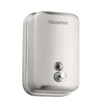 Dianflex DISPENSER DI SAPONE LIQUIDO A PARETE IN ACCIAIO         Lt 0,8 - H. 180 mm - 150-403-08