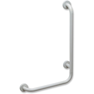 Dianflex CORRIMANO ANGOLARE CON MONTANTE A DESTRA cm. 35 x 65 dx Acciaio Inox - 151-322-AC
