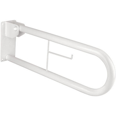 Dianflex BARRA DI SOSTEGNO RIBALTABILE CON PORTA ROTOLO S.ZA SUPPORTO  cm 70 - 151-3404