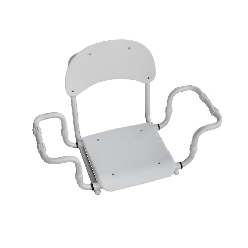 Dianflex SEDILE PER VASCA POLIPROPILENE REGOLABILE CON SCHIENALE TELAIO BIANCO  Bianco - 151-4164