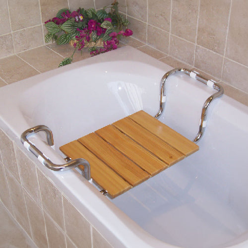 Dianflex SEDILE PER VASCA LARICE SENZA SCHIENALE TELAIO CROMO    Larice - Cromo - 151-4165