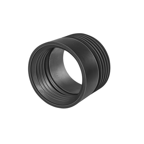 Dianflex PROLUNGA WC DIRITTA IN GOMMA NERA D. Est. 115 mm - Int. 95 mm - 200-286-115