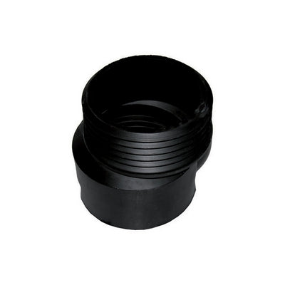 Dianflex PROLUNGA WC ECCENTRICO IN GOMMA NERA mm 110 - 200-287-110