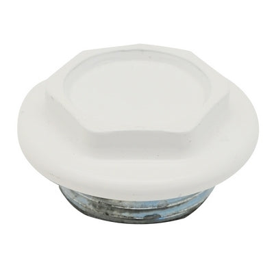 Dianflex TAPPO CIECO DX / SX  ZINCATO VERNICIATO PER RADIATORI FL 56   1'1/4 Dx Bianco - 433-1013-07D