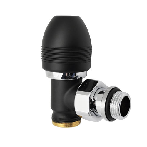 Dianflex VALVOLA A SQUADRA TERMOSTATIZZABILE OVUS      1/2 Nero - 433-S0445-04N