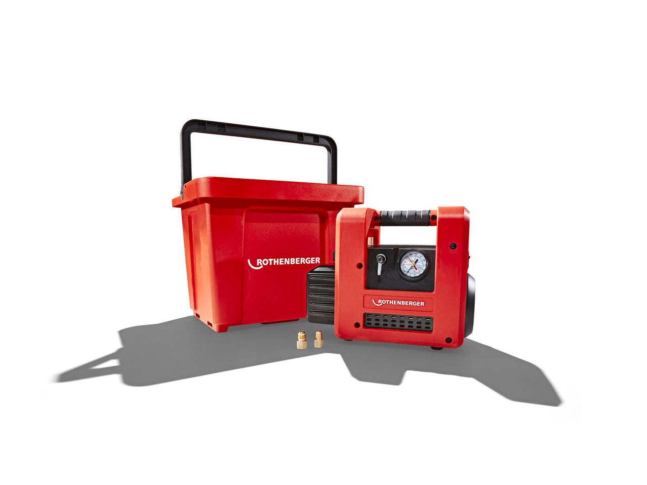 Rothenberger ROAIRVAC R32 1.5, 230V pompa bistadio con ROBUCKET - 1000002689