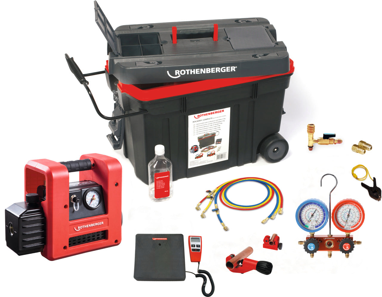 Rothenberger ROCADDY 120 R32 Analogico - Stazione universale per vuoto e carica - 1000002560