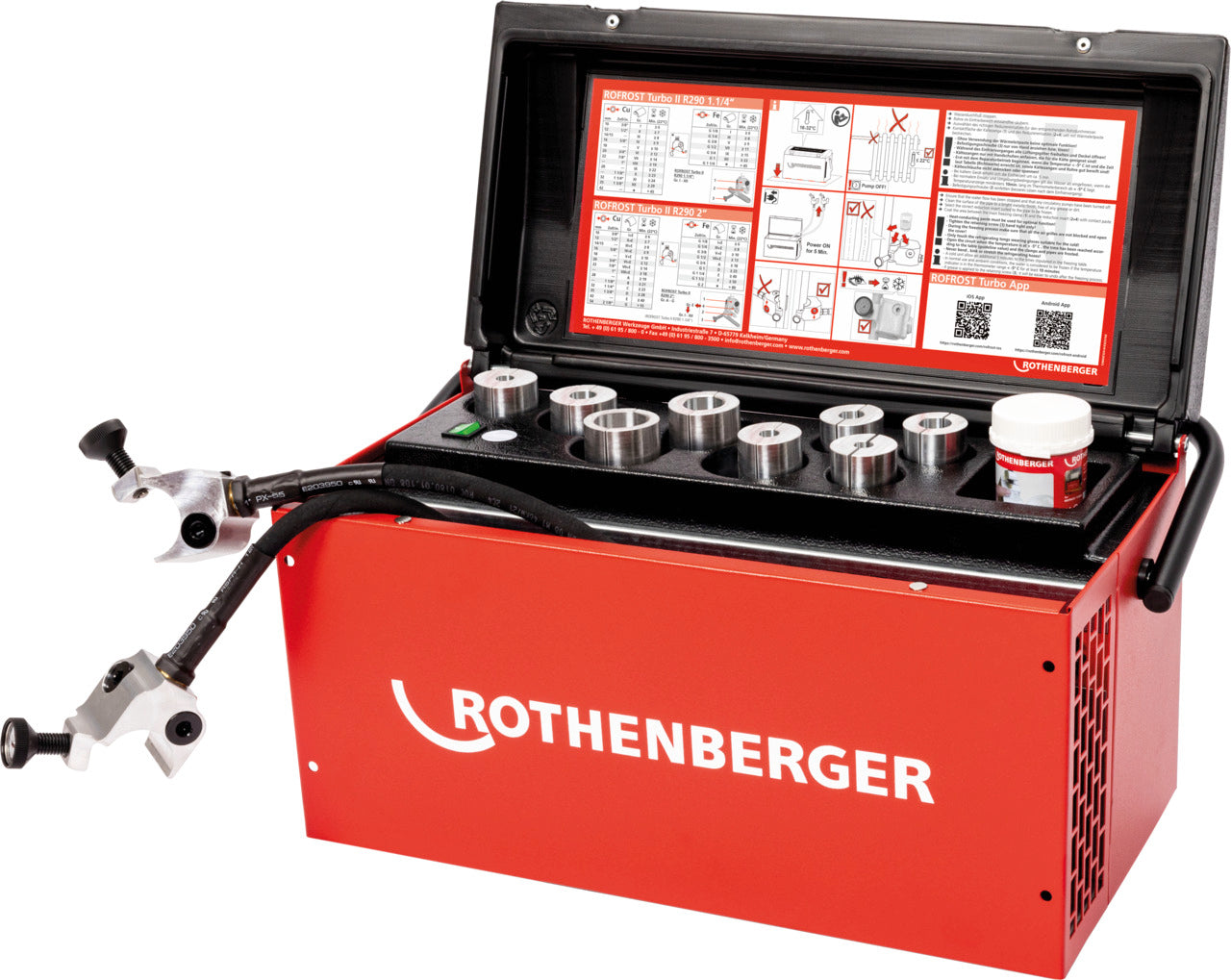 Rothenberger ROFROST II R290 2' + 8 inserts, 230V - 1500004196