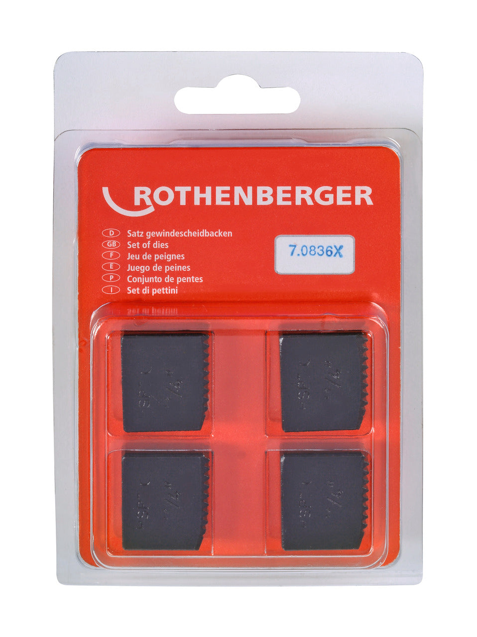 Rothenberger Testine per filettare, BSPT R 1.1/4' - 070836X