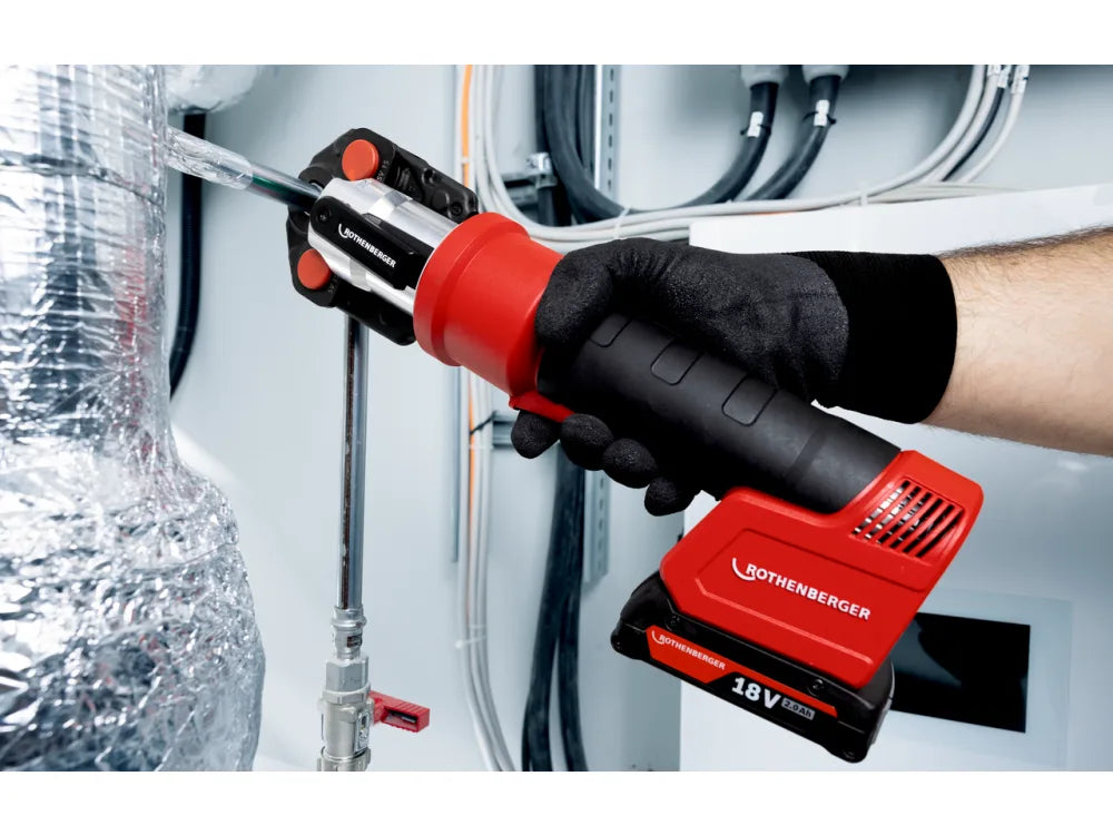 Rothenberger - pressatrice elettromeccanica ROMAX NANO AMPShare basic set per raccordi a pressare fino a 110 mm 1000005483