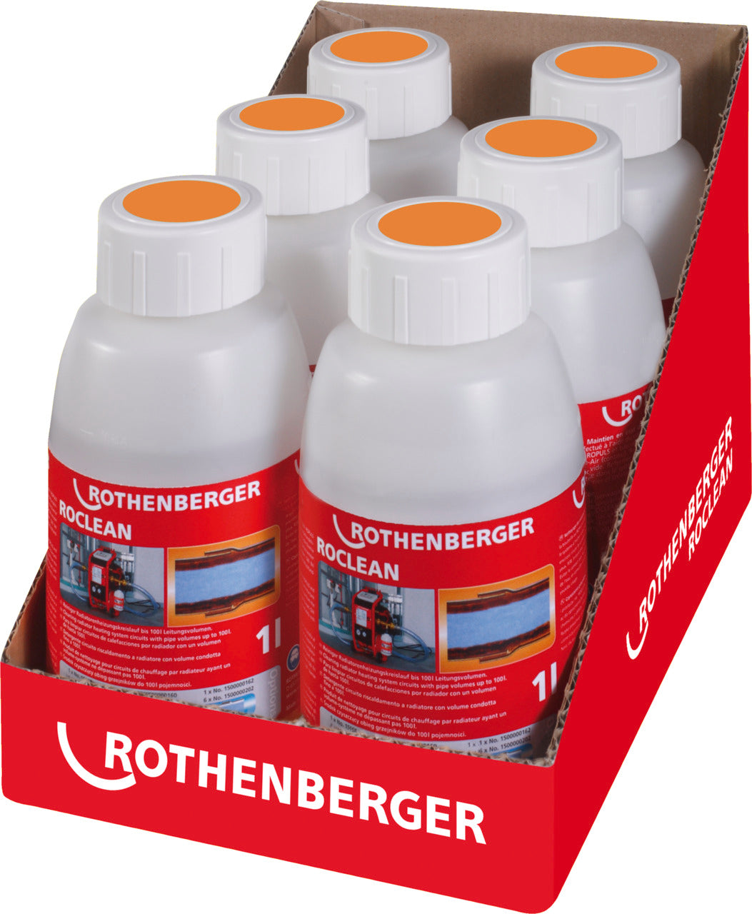 Rothenberger ROCLEAN Arancione - Per radiatori (6 pz) - 1500000200
