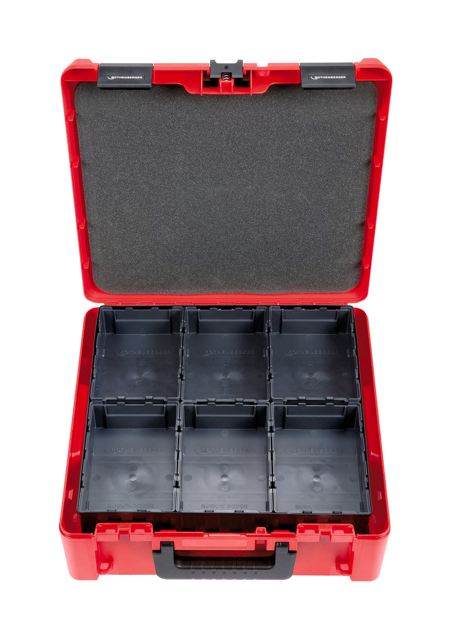 Rothenberger ROCASE 4414 con 2 ripiani e 12 ROBOX - 1000002108