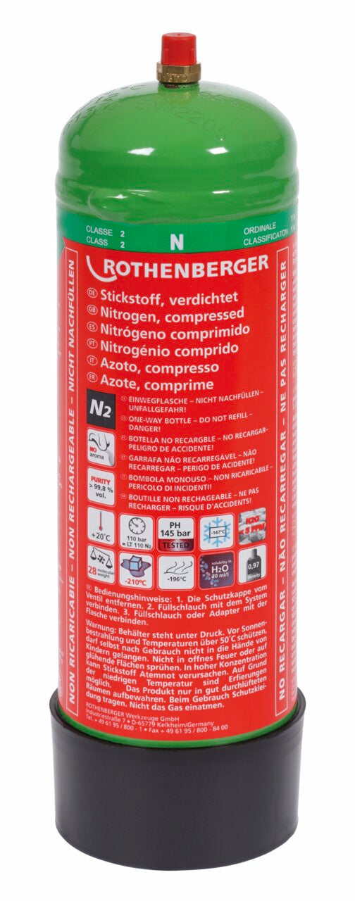 Rothenberger ROTHENBERGER BOMBOLA DI AZOTO COMPRESSO 1KG 110BAR - 259018