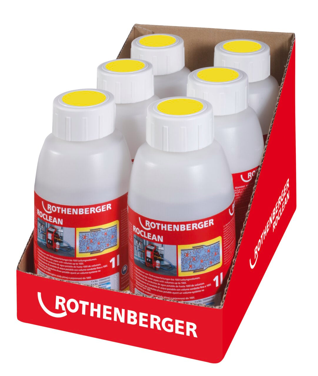 Rothenberger ROCLEAN Giallo - Per tubazioni di acqua potabile (6 pz) - 1500000157