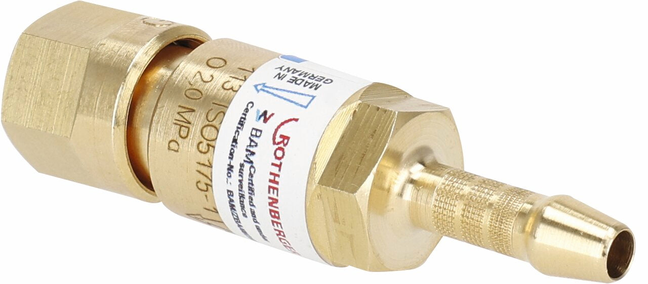 Rothenberger Valvola di non ritorno per tubo ossigeno, 6 mm - 540320