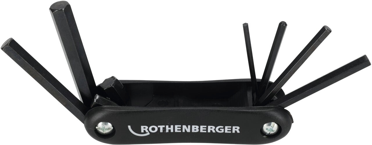 Rothenberger Innensechskant-Set,Klapph.7tlg,2,5-10mm - 70301
