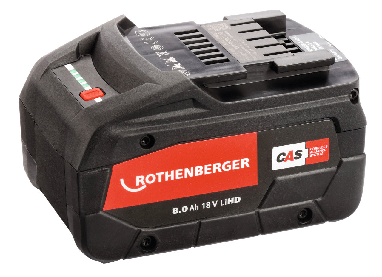 Rothenberger RO BP18/8 - Batteria Li-HD 18 V/8,0 Ah - 1000002549