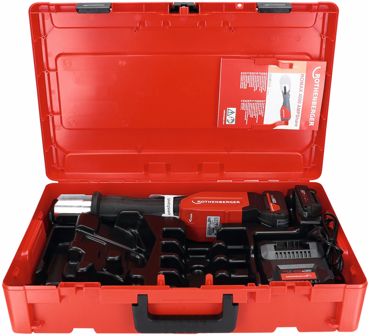 Rothenberger ROMAX 4000 Basic Set 1x2Ah e 1x4Ah, EU AMP - 1000004167