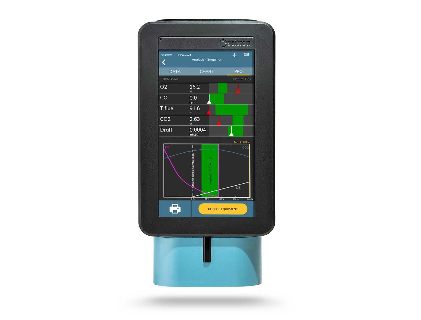 Seitron - Kit analizzatore fumi NOVO X per caldaie e impianti termici - NOVOX