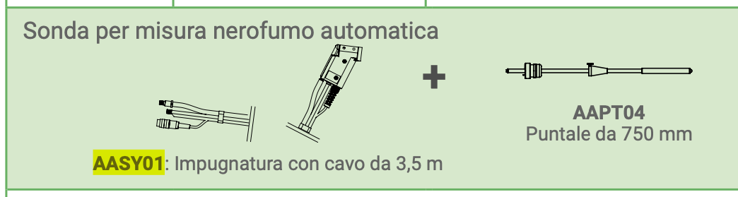 Seitron Impugnatura con cavo da 3.5m per sonda nerofumo automatica AASY01