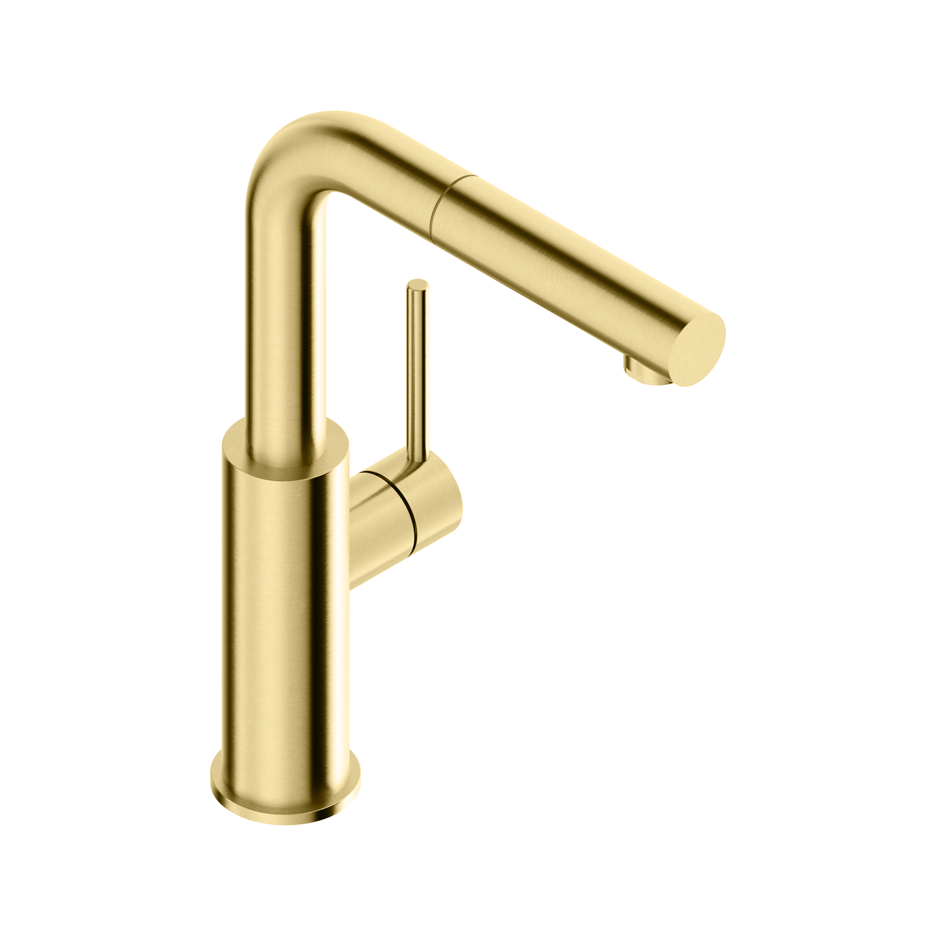 Tubico Kitchen Flows Miscelatore cucina in acciaio inox 316L oro Made in Italy T13028G