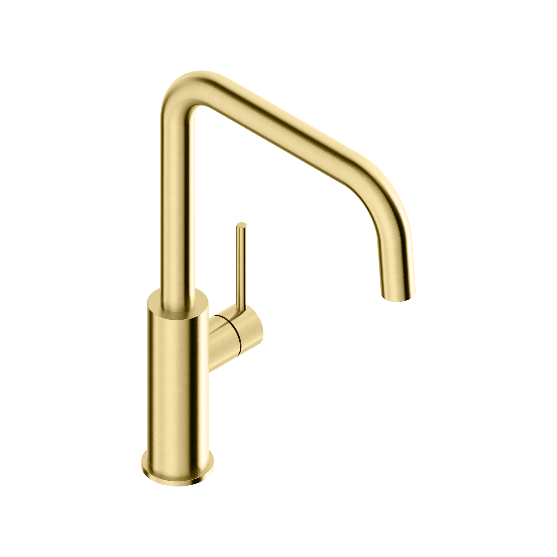Tubico Kitchen Flows Miscelatore cucina in acciaio inox 316L oro Made in Italy T13105G