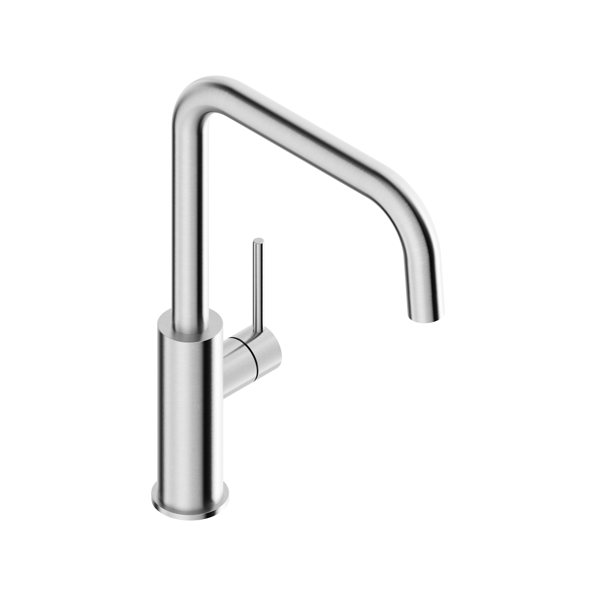 Tubico Kitchen Flows Miscelatore cucina in acciaio inox 316L satinato Made in Italy T13105S