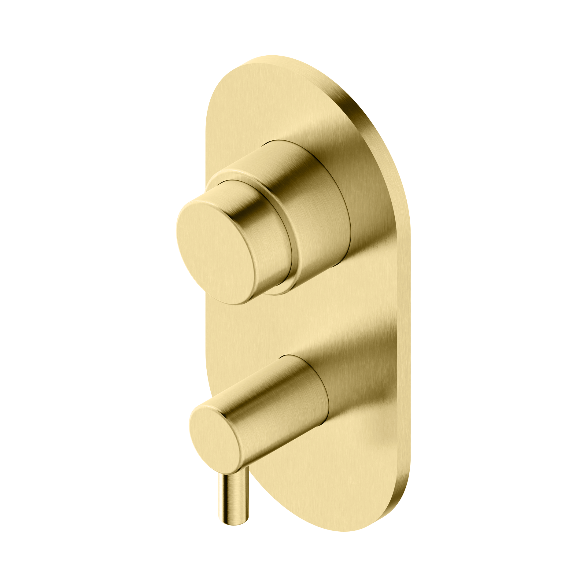 Tubico - Rubinetto miscelatore temporizzato ad incasso in acciaio inox 304L - Gold PVD - T14246G