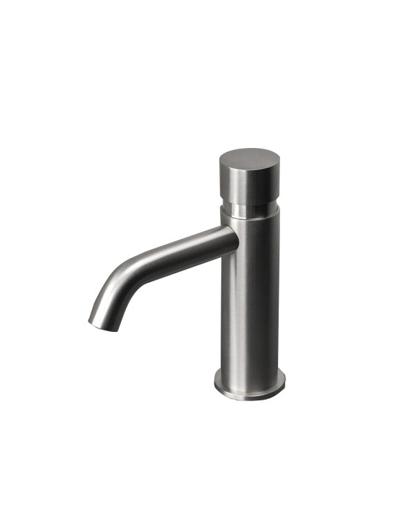 Tubico Professional rubinetto mono acqua temporizzato in acciaio inox satinato Made in Italy T14265S