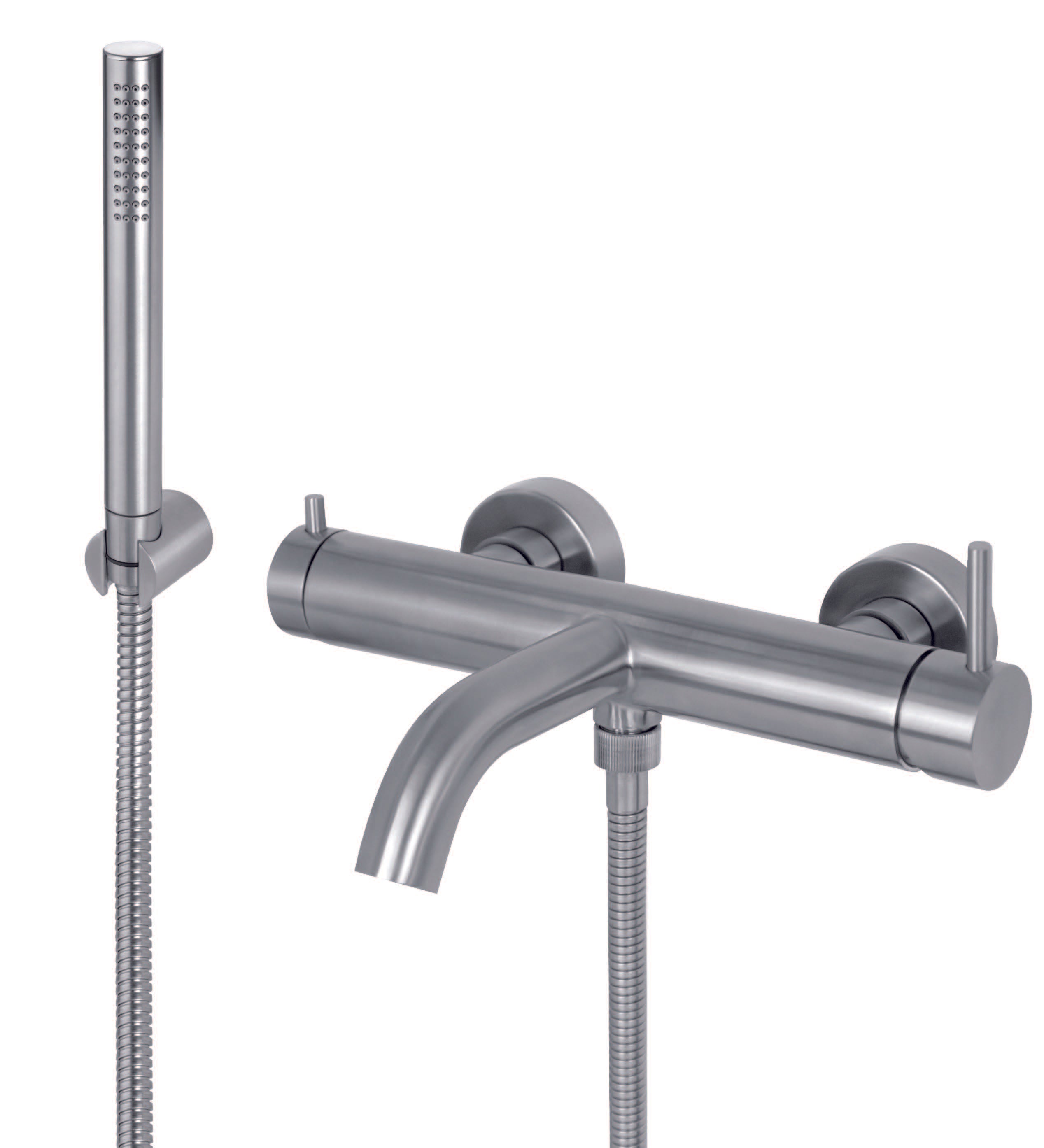 Tubico Nilo Gruppo vasca esterno in acciaio inox Made in Italy cod. T20086S