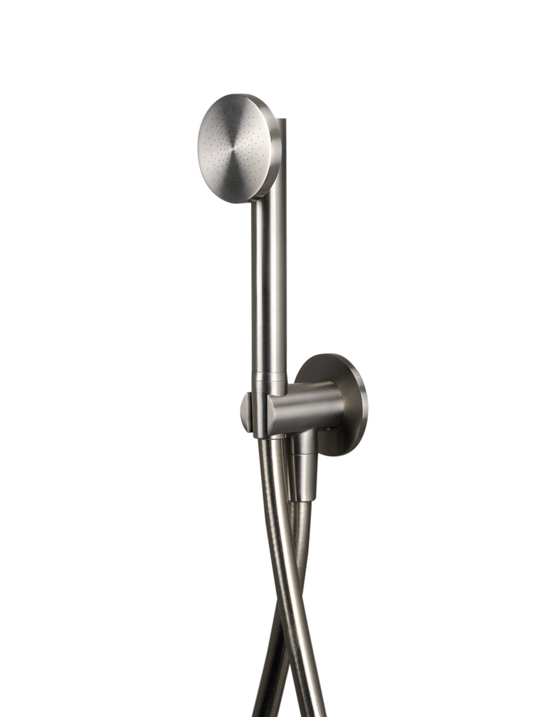 Tubico Esclusivo Set doccia in acciaio inox 316L con rosone diametro 65 mm - Brushed - T31054S