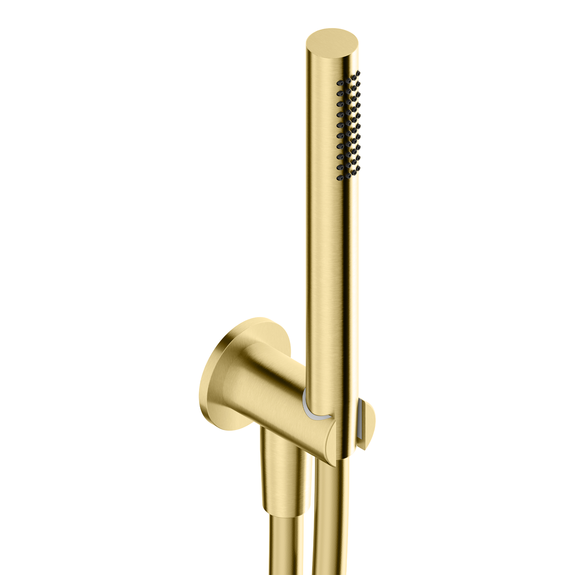 Tubico Tevere set doccia con presa acqua in acciaio inox 316L oro Made in Italy T34054G