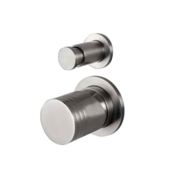 Tubico - Miscelatore incasso per doccia da design in acciaio inox 316L - Gold PVD - T34080G