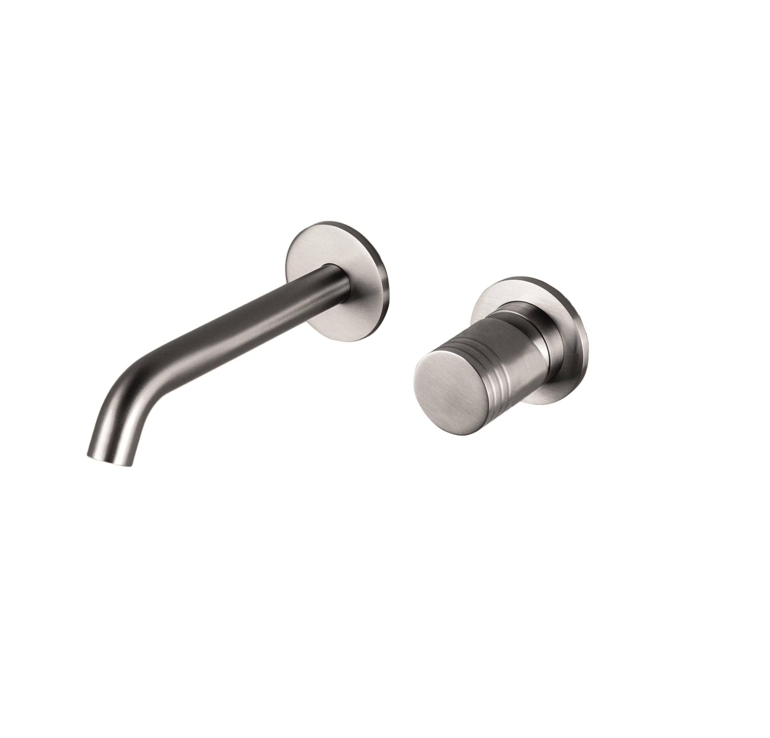 Tubico Miscelatore per lavabo ad incasso con bocca da 16 cm in acciaio inox 316L - Copper PVD - T34131C