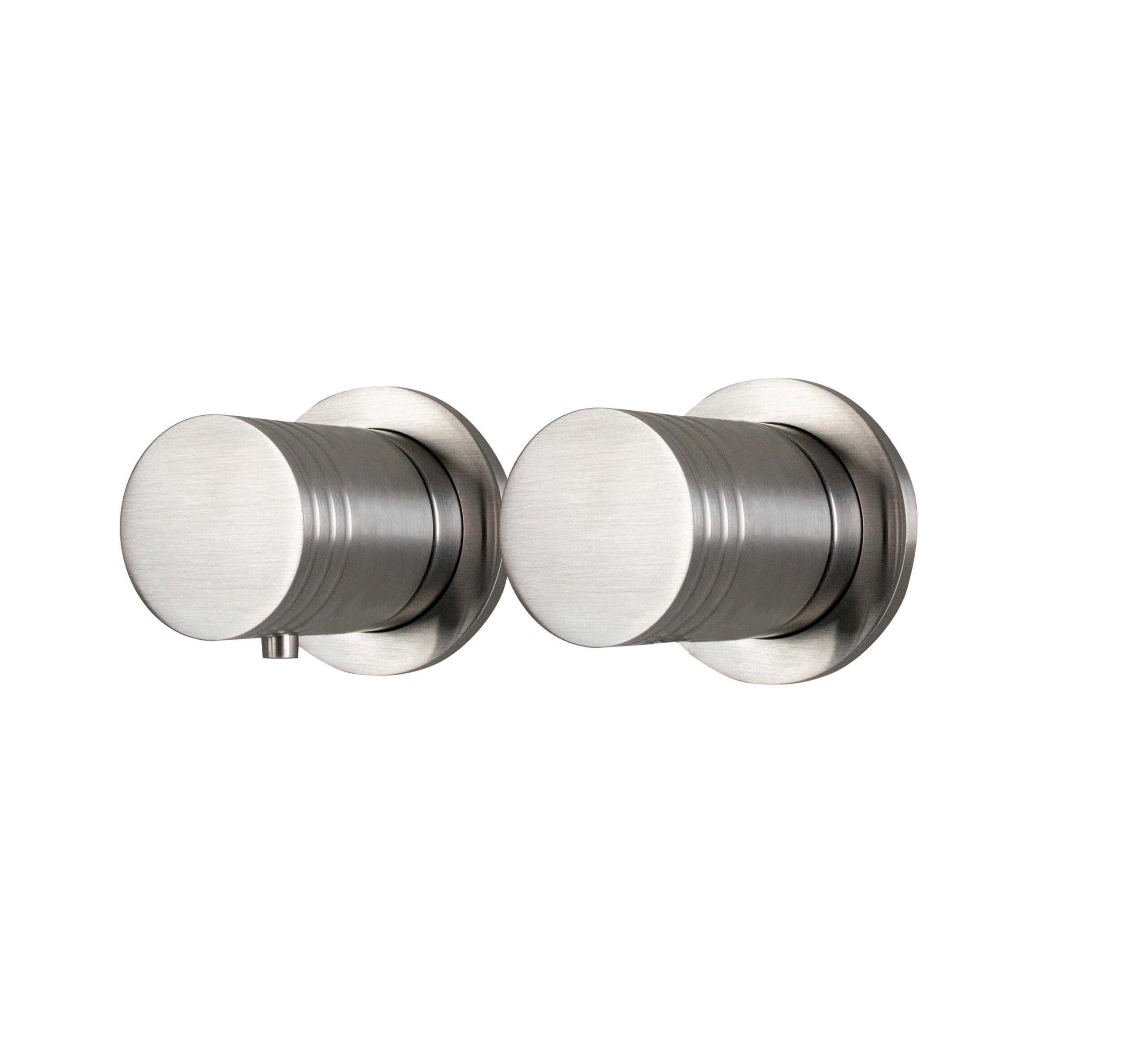 Tubico Miscelatore idroprogressivo ad incasso 3 vie in acciaio inox 316L - Black PVD - T34931B