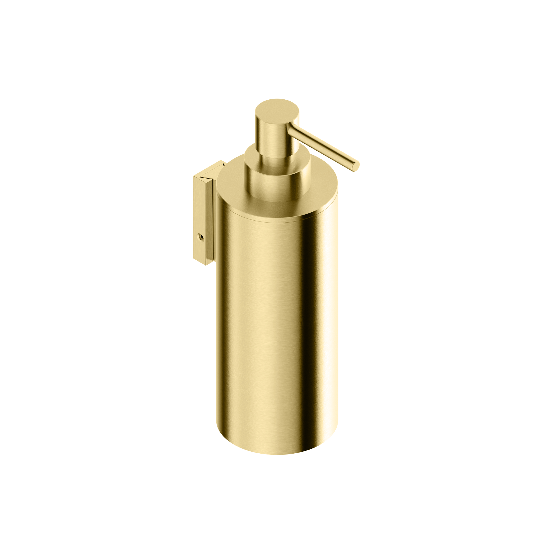 Tubico Tevere dosa sapone da parete in acciaio inox 316L oro Made in Italy T35002G