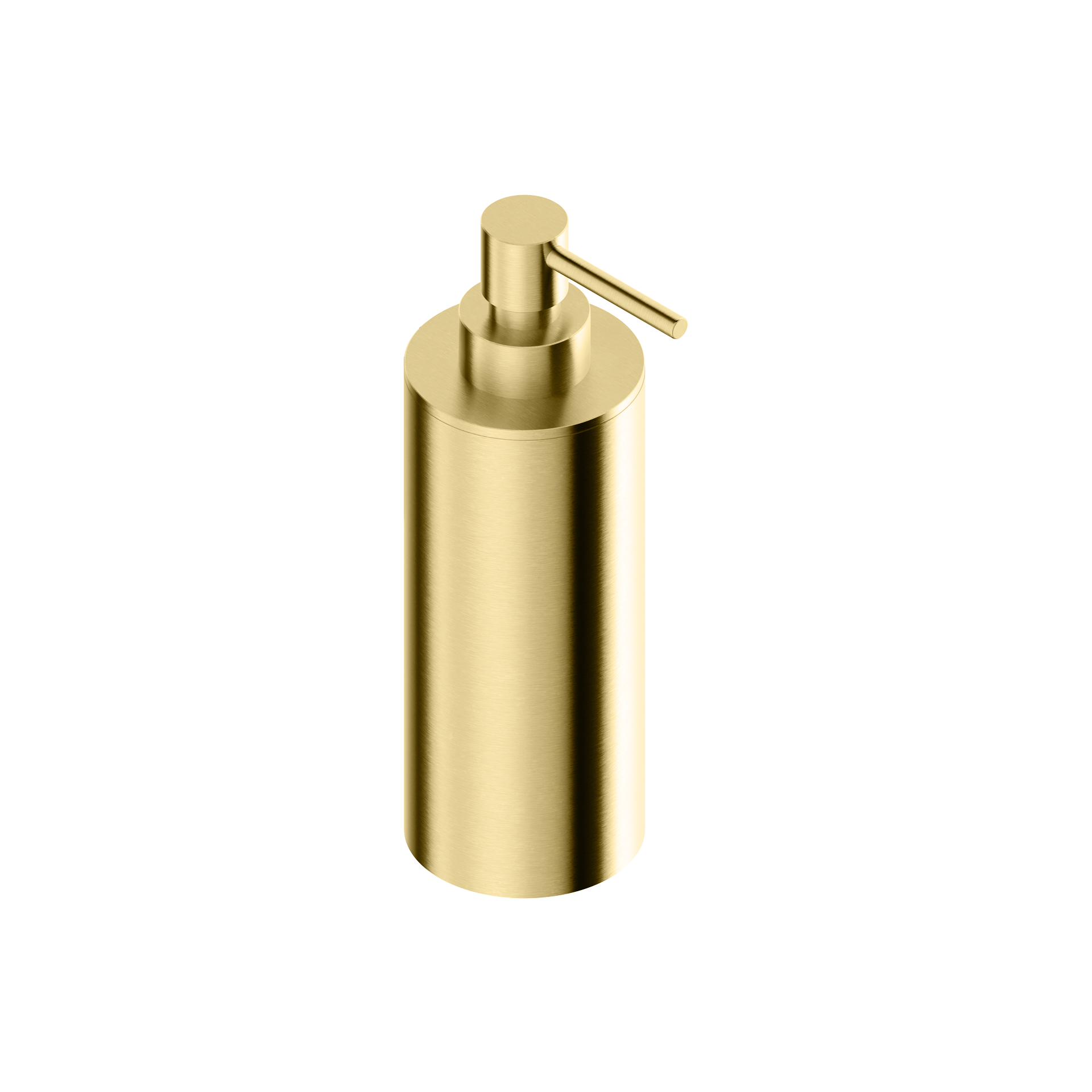Tubico Tevere dosa sapone da piano in acciaio inox 316L oro Made in Italy T35017G