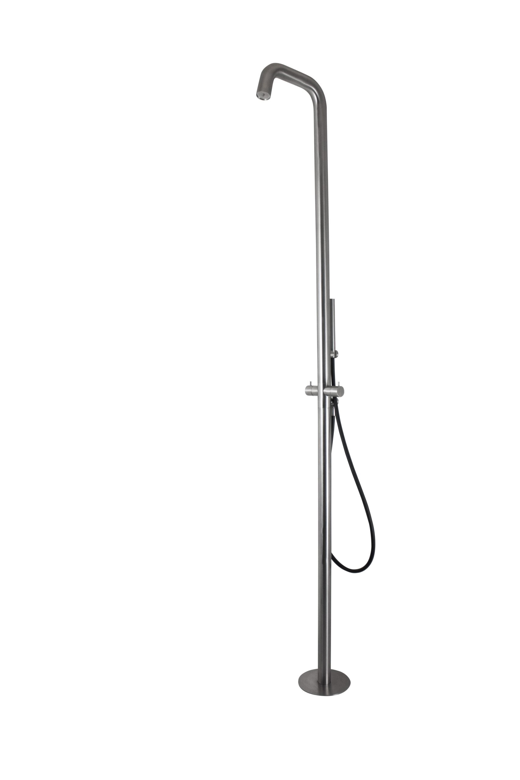 Tubico - Colonna doccia da pavimento in acciaio inox 316L - Gold PVD - T36502G