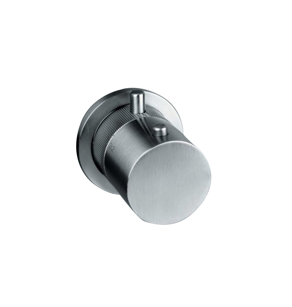 Tubico Miscelatore doccia termostatico coassiale in acciaio inox 316L - Gold PVD - T54014G