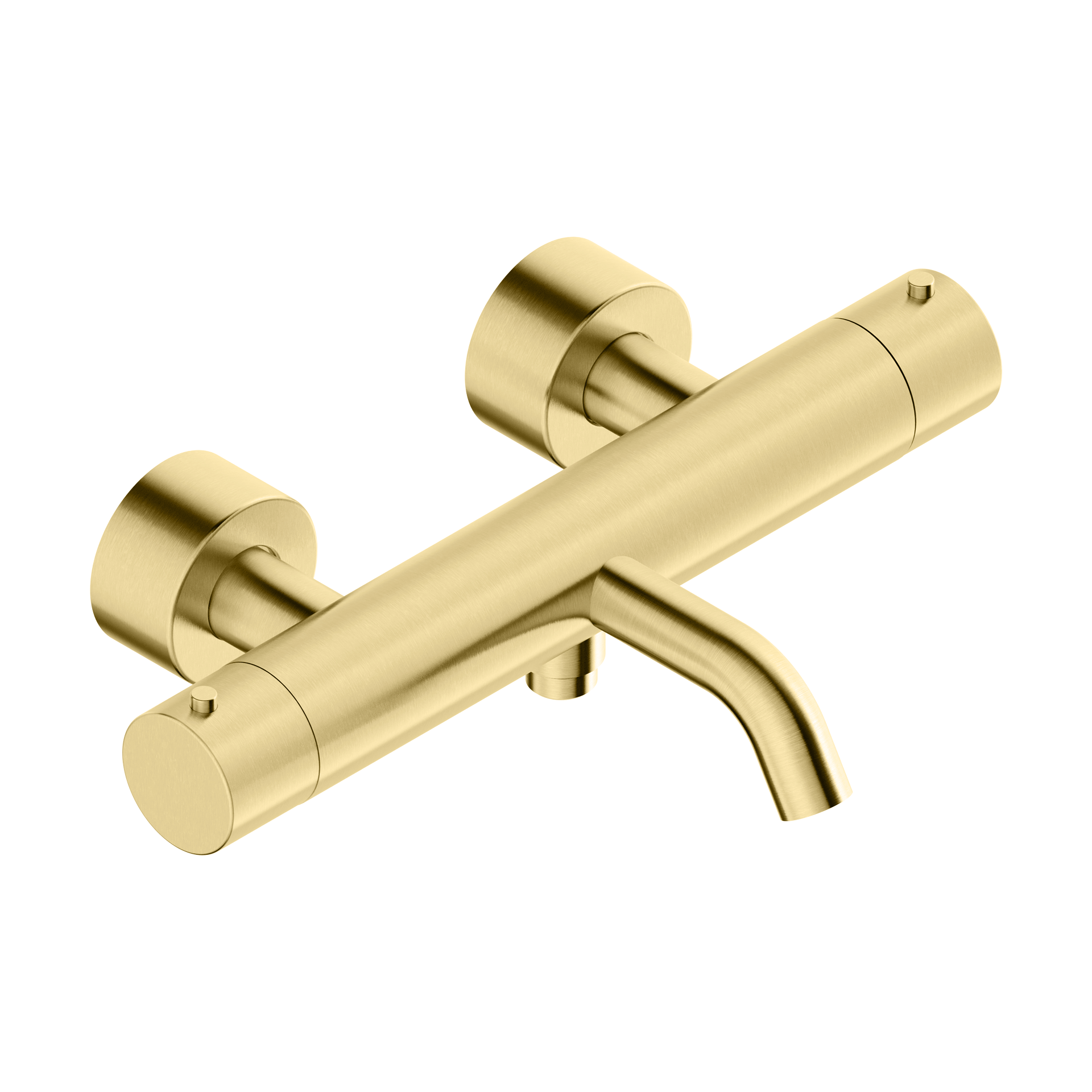 Tubico - Miscelatore termostatico esterno vasca in acciaio inox 316L - Gold PVD - T54018G