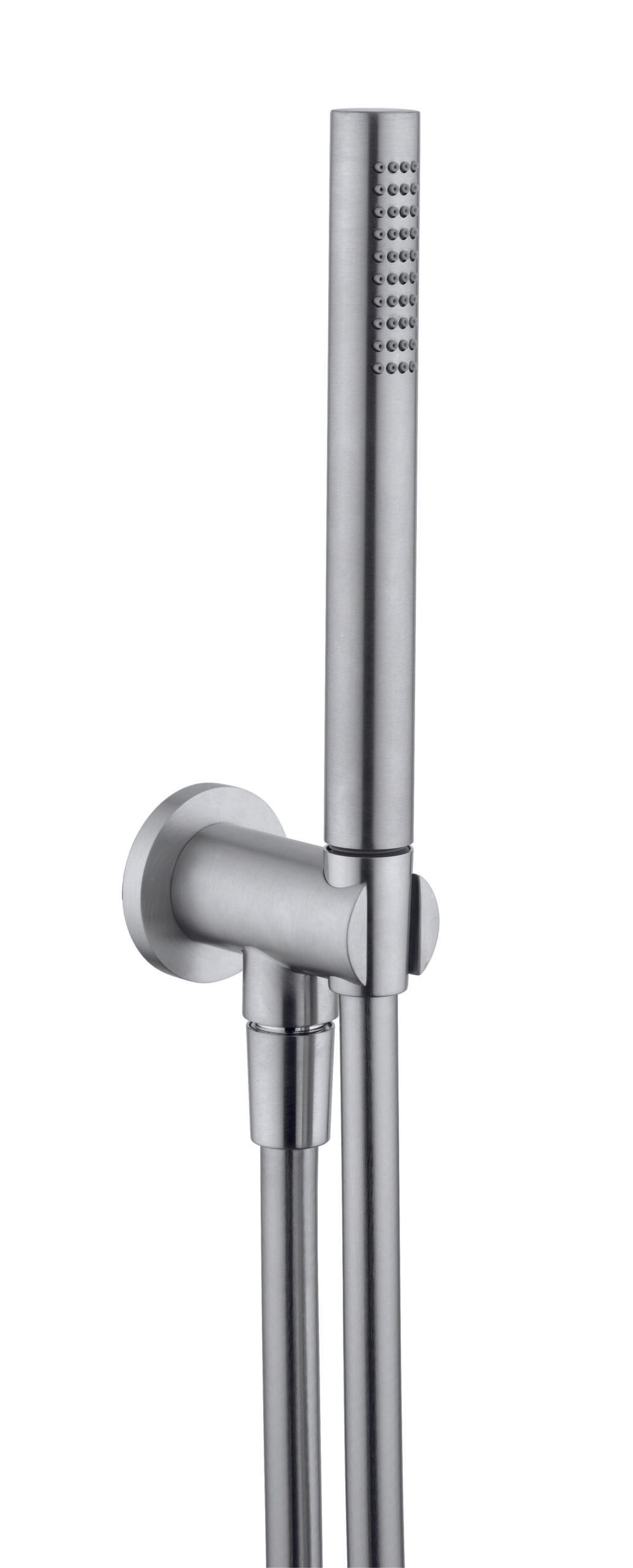 Tubico Set doccia in acciaio inox 316L con rosone diametro 65 mm e presa acqua - Gold PVD - T54054G